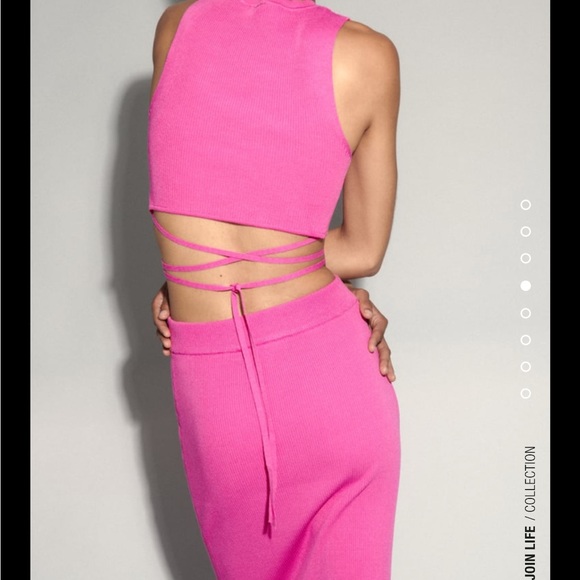 Zara 2-piece Pink Top and Skirt set - size M - Picture 4 of 12